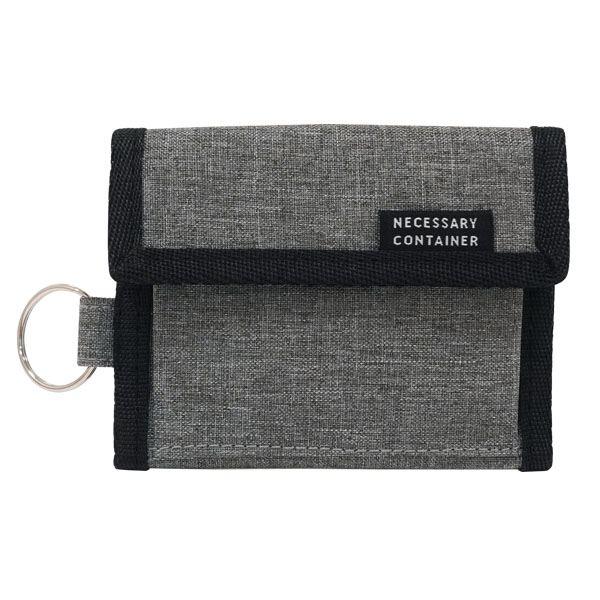 【美品】kawa-kawa NO1239 リングミニ財布　グレー ウォレット リング付 グレー 9×12cm : 100円雑貨&日用品卸-BABABA