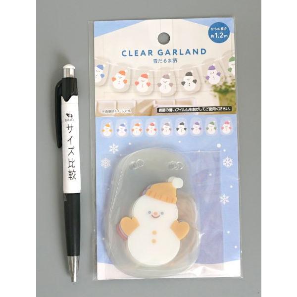 ガーランド クリア スノーフレンズ柄 1.2m : 100円雑貨&日用品卸