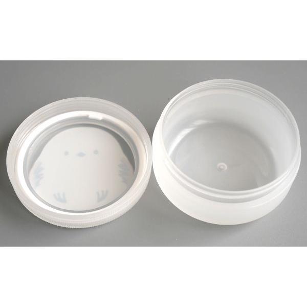 パッキン付きクリームケース シマエナガ柄 30g (100円ショップ 100円