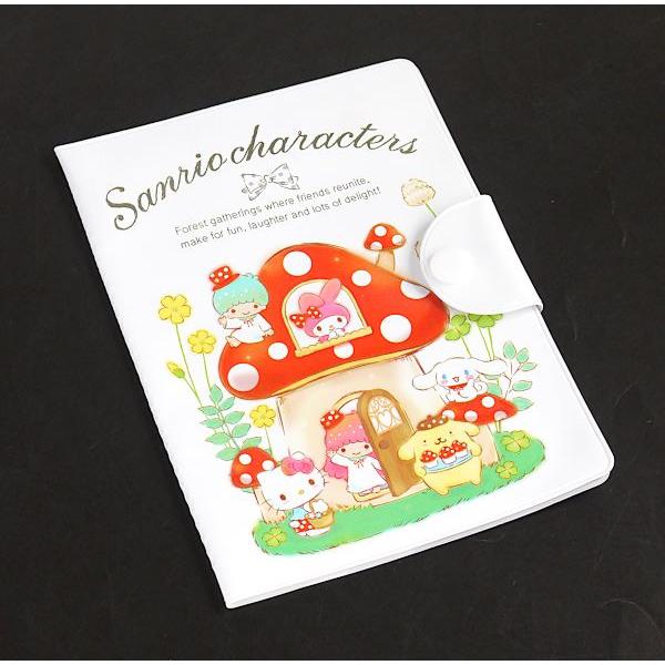 おくすり手帳・診察券ケース サンリオ M/X きのこ 15.5×11.5cm (100円