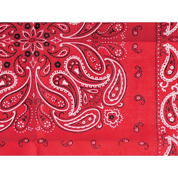 RRL ペイズリー柄バンダナ 赤 RRL ペイズリー柄バンダナ 赤 RRL ペイズリー柄バンダナ 赤