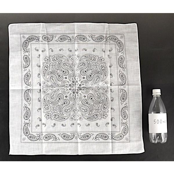 バンダナ ペイズリー柄 白色 54×54cm :2TGM88041:100円雑貨日用品卸-BABABA - 通販 - Yahoo!ショッピング バンダナ ペイズリー柄 白色 54×54cm :2TGM88041:100円雑貨日用品卸-BABABA - 通販 - Yahoo!ショッピング