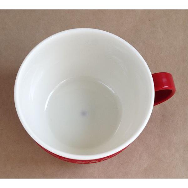 スープマグ ボヌール ポリプロピレン製 レッド 容量400ml (100円 