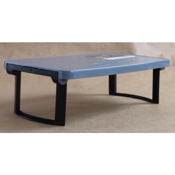 ミニテーブル THREEF ブルーグレー 28.4×17.5×高さ8.8cm (100円