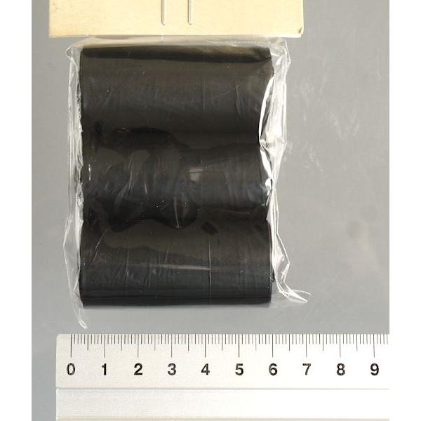 取替用携帯ゴミ袋 ブラック 22×33cm 12枚×3本入 (100円ショップ 100円