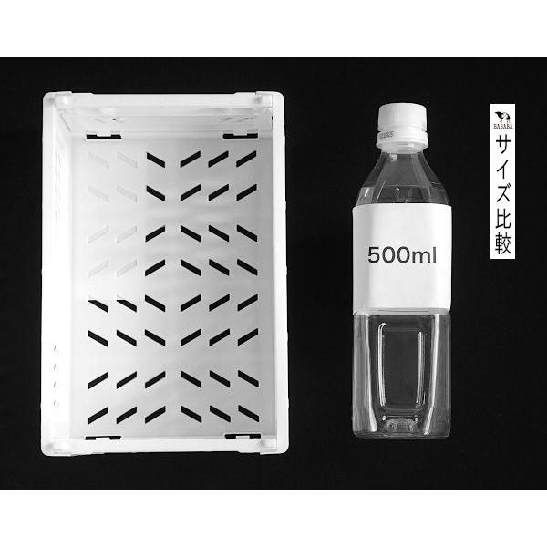 折りたたみコンテナ M90 ホワイト 22.3×14.8×高さ9.3cm : 100円雑貨