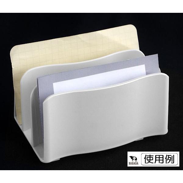 メモスタンド ヌーベ ホワイト 7×10×高さ5.5cm (100円ショップ 100円