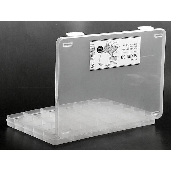 仕切りケース SIKIRI30 23.3×17×高さ2.3cm (100円ショップ 100円均一
