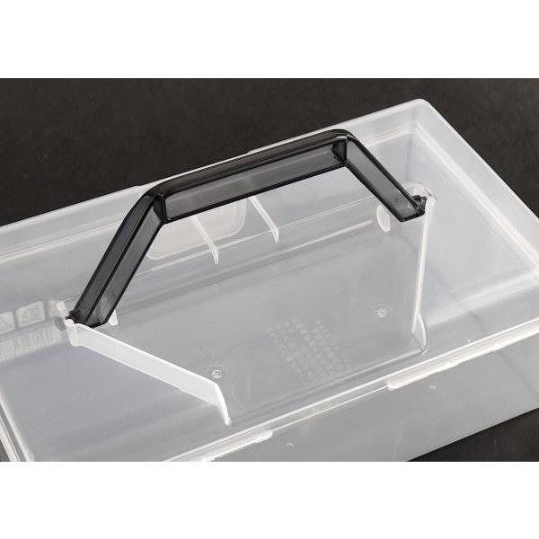 ニュータフボックス ワイド グレー 22.1×13.3×高さ8.5cm : 100円雑貨