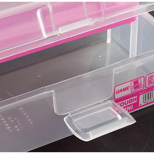 ニュータフボックス ミニ ピンク 17×11×高さ7.7cm : 100円雑貨&日用品