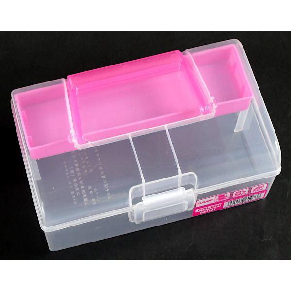 ニュータフボックス ミニ ピンク 17×11×高さ7.7cm : 100円雑貨&日用品