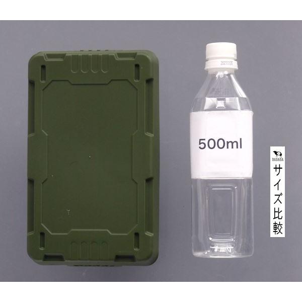 ビッグコンテナ MGX カーキ 22×13×高さ8.6cm (100円ショップ 100円均一
