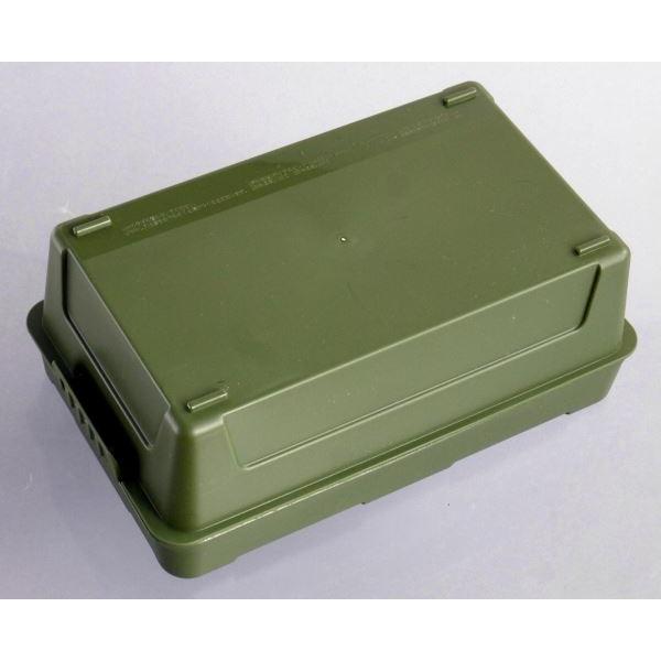 MGX コンテナBOX  カーキ ビッグコンテナ MGX カーキ 22×13×高さ8.6cm (100円ショップ 100円均一