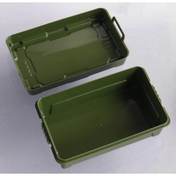ビッグコンテナ MGX カーキ 22×13×高さ8.6cm (100円ショップ 100円均一
