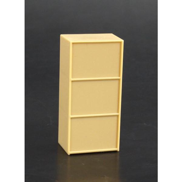 ミニチュア 3段カラーボックス 1/12スケール 3.5×2.5×高さ7.3cm ［色 