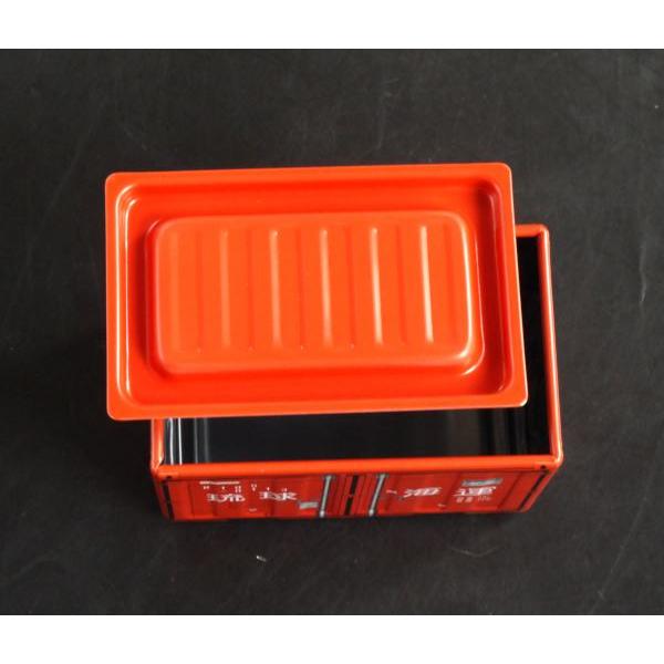 ブリック コンテナ 離島 8×5×高さ5.4cm ［色柄指定不可］ (100円