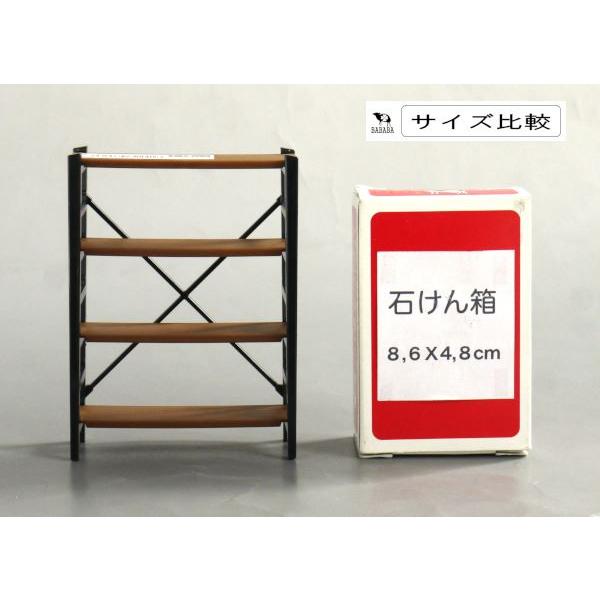 ミニチュア リビングラック 7.5×3.1×高さ10.2cm ［色指定不可］ (100円