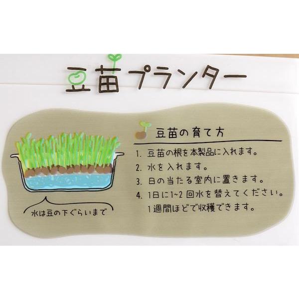 豆苗プランター ホワイト ２１ １２ ５ 高さ６ ４ｃｍ 2ymd 100円雑貨 日用品卸 Bababa 通販 Yahoo ショッピング