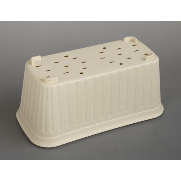 プランター ホワイト 28.5×14×高さ12.8cm (100円ショップ 100円均一