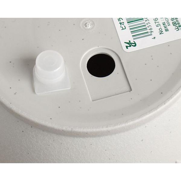 植木鉢 ビオラ丸深 ホワイト 直径19.5×高さ16.8cm : 100円雑貨