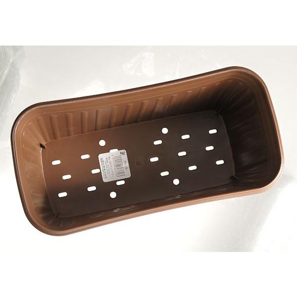 プランター チョコブラウン 28.3×14.7×高さ12.6cm : 100円雑貨&日用品