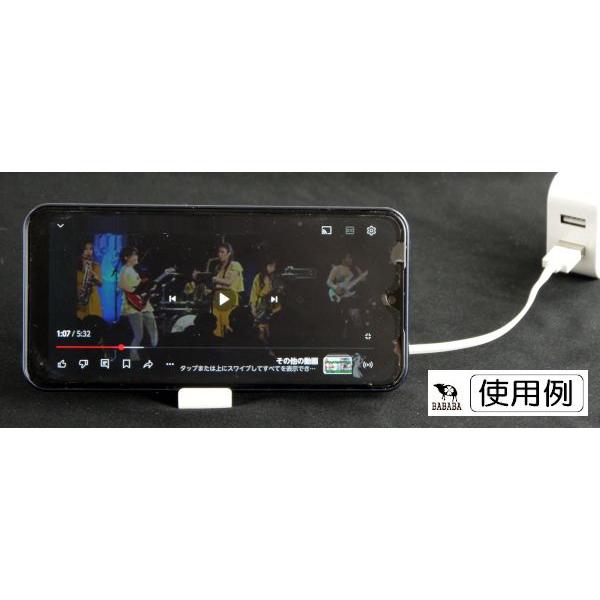 【 確認用 】USB充電•転送リールケーブル2.0対応(70cm) Type-C充電・転送リールケーブル ケーブル長70cm スタンド付き : 100円