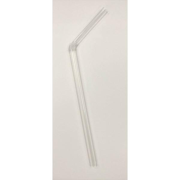 曲がるクリーン&クリアーストロー 直径0.5×19cm 50本入 (100円ショップ