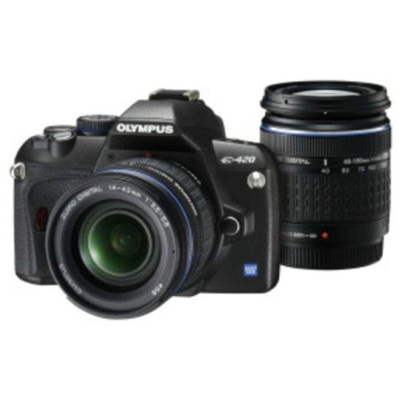 OLYMPUS デジタル一眼レフカメラ E-420 ダブルズームキット E-420WKIT 