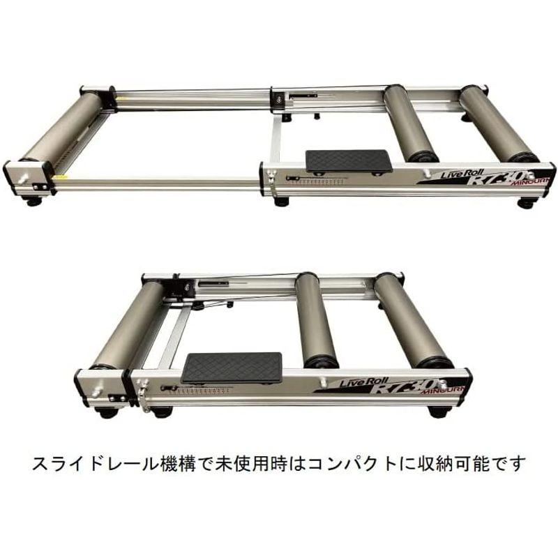 2022A/W新作送料無料 R730 LiveRoll 3本ローラー 自転車アクセサリー (8800円以上条件付き送料無料)ミノウラ(MINOURA) R730R 負荷装置付きドラム