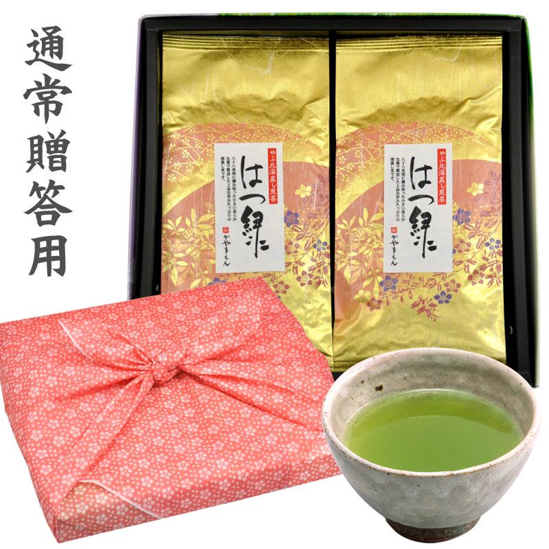 敬老の日プレゼント 2024 静岡 深蒸し茶 ８０ｇX２袋 風呂敷セット ※ お茶 緑茶｜kayamaen｜02