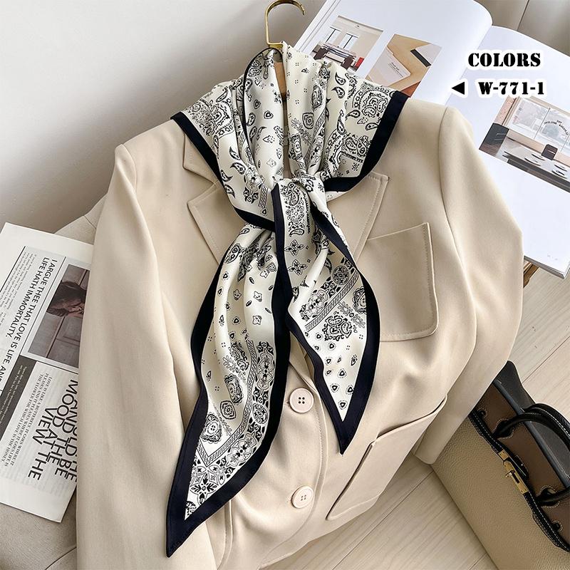 スカーフ 三角 ストール レディース ペイズリー柄 三角スカーフ 肩掛け
