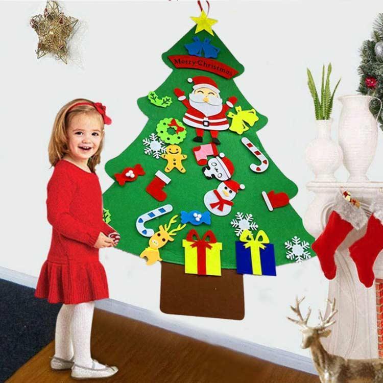 クリスマスツリー DIY サンタクロス フェルト 壁掛け クリスマス飾り