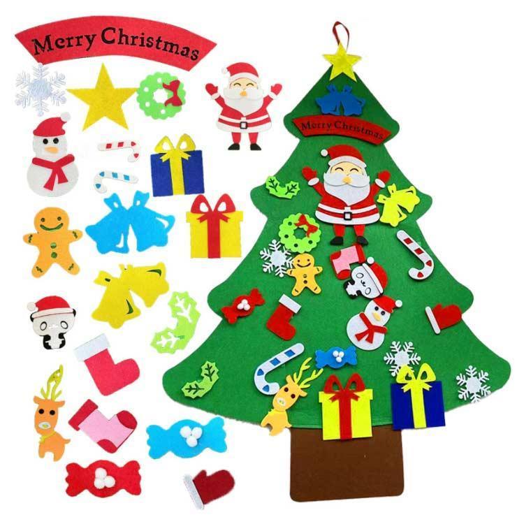 クリスマスツリー DIY サンタクロス フェルト 壁掛け クリスマス飾り
