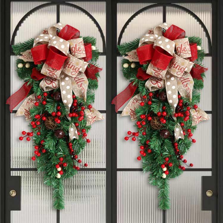 クリスマスリース クリスマスツリー 壁掛け ミニ ミニツリー 60cm 北欧