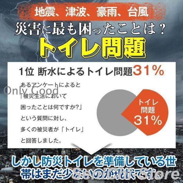 簡易トイレ 非常用トイレセット 凝固剤 180回分 携帯トイレ 小便 大便 抗菌 消臭 防災グッズ 防災セット 災害用 登山 断水 汚物袋 渋滞 介護