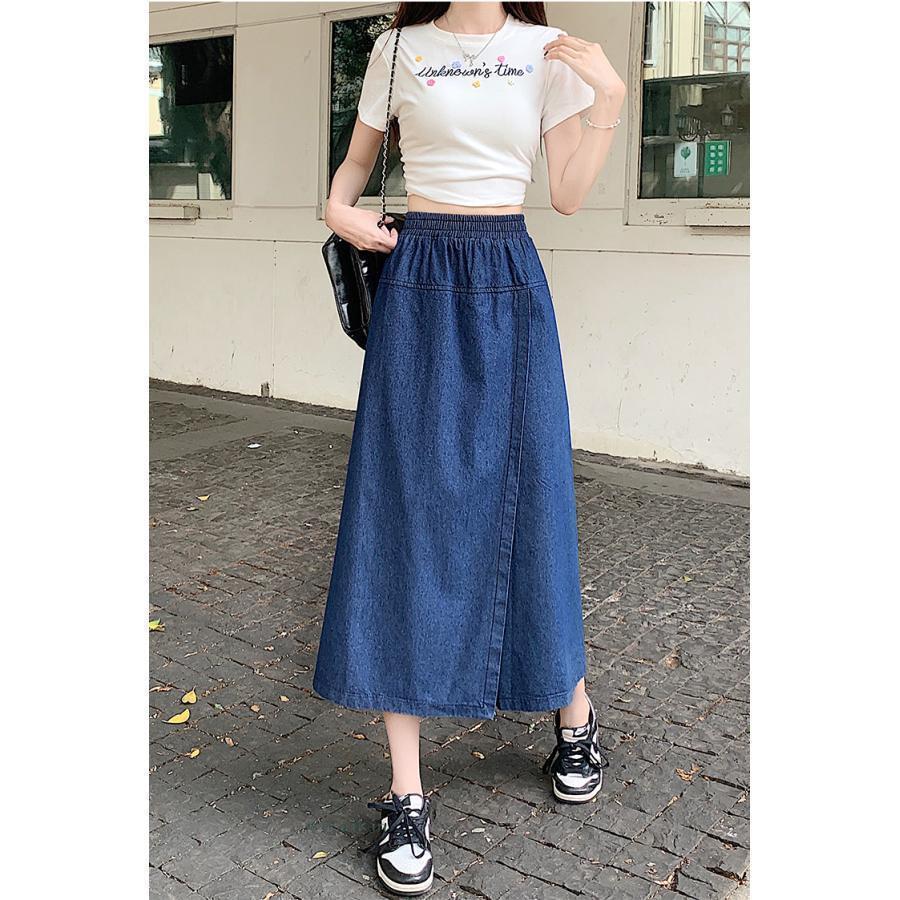スカーチョ デニム ワイドパンツ ガウチョパンツ レディース ボトムス