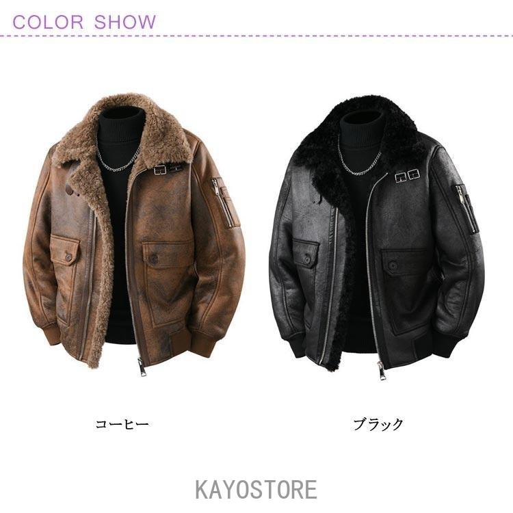 防風 ライダースジャケット レザージャケット 冬 防寒着 暖かい