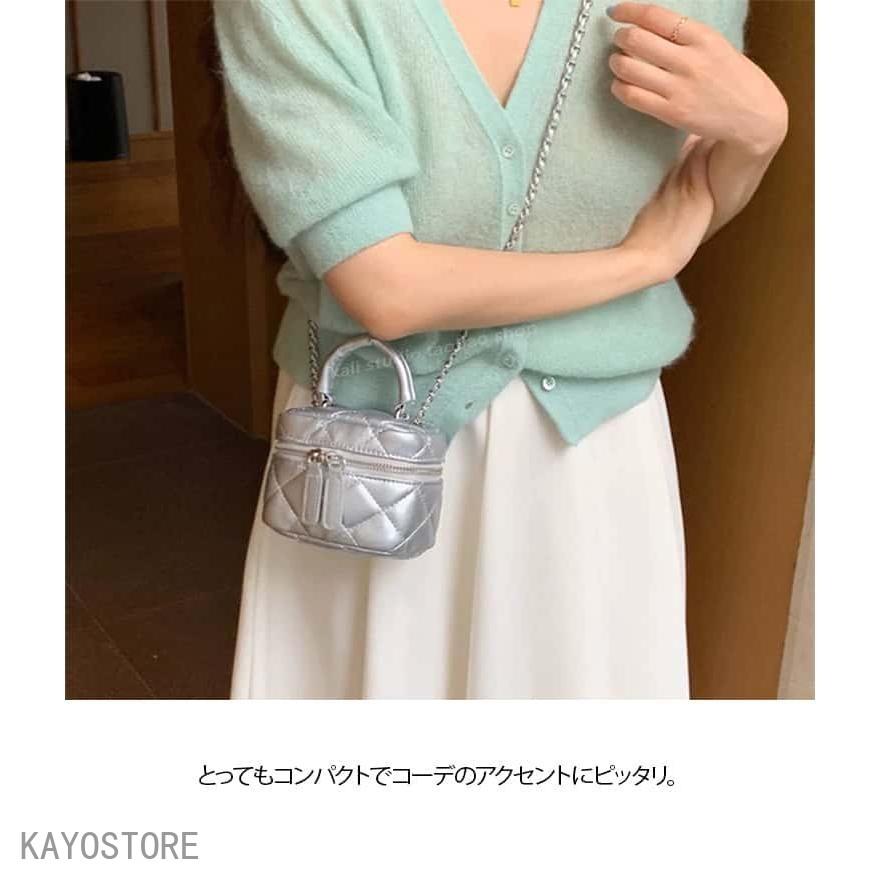 キルティング チェーンバッグ ショルダー レディース ミニ ミニバッグ