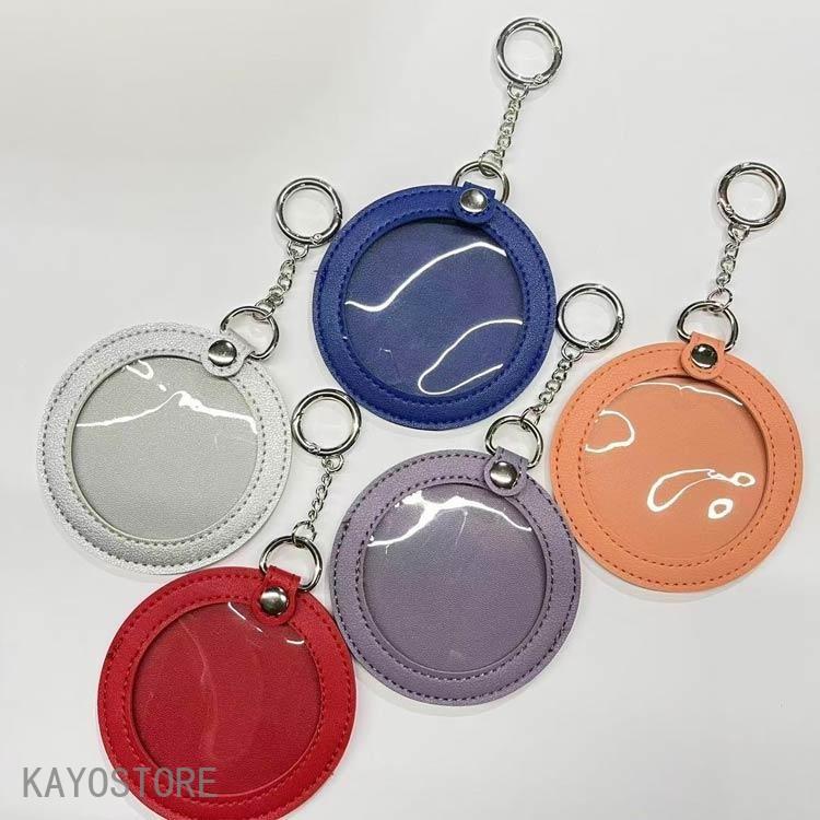 缶バッチ ケース キーホルダー 58mm/65mm/75mm 2個セット 収納 痛