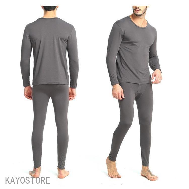 メンズ 冬用 裏起毛 長ズボン 上下セット XL-8XL 長袖 超大きいサイズ