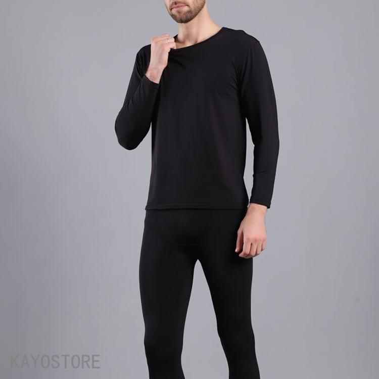 メンズ 冬用 裏起毛 長ズボン 上下セット XL-8XL 長袖 超大きいサイズ