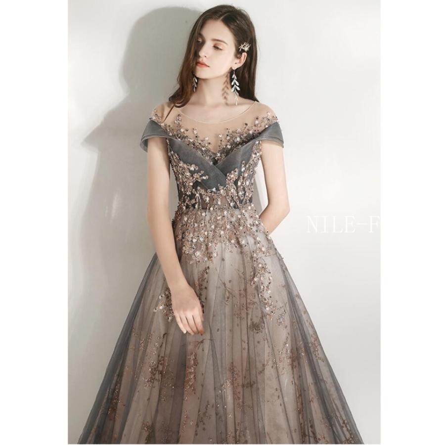 ウエディングドレス パーティードレス オフショルダー ロング丈ドレス aラインワンピース 結婚式 大きいサイズ 披露宴 二次会 謝恩会 演奏会 発表会 食事会 高級