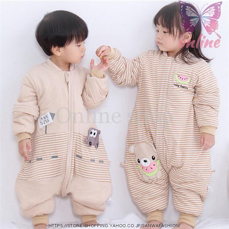 新生児 スリーパー 赤ちゃん おくるみ綿毛布 寝具 ベビー パジャマ 出産祝い 退院 お宮参り 冷房対策あったか60 70 80 90 95