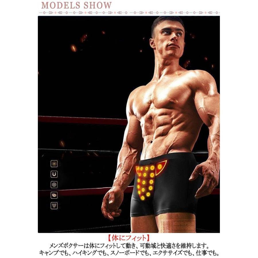 抗菌防臭 アンダーウェア ボクサー 3枚セット 磁気パンツ 下着
