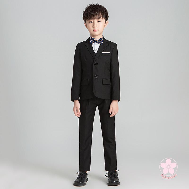 小学校 卒業式 スーツ 男子 フォーマル 男の子 子供 スーツ 子供服 卒業式 七五三 結婚式 入学式 発表会 男の子用スーツ 90-170cmの画像