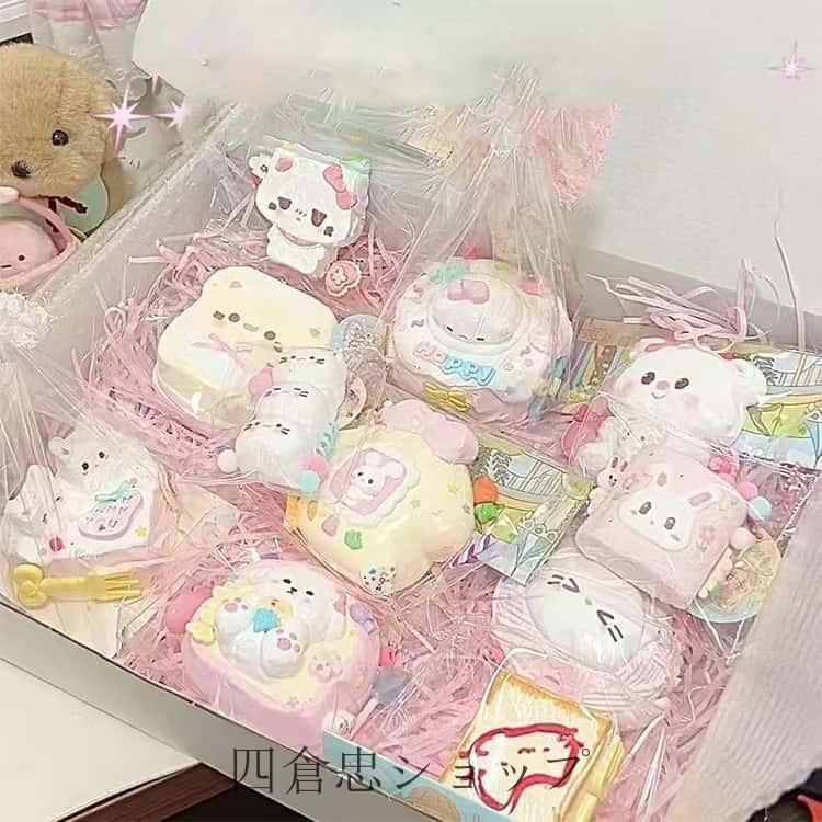 福袋 スクイーズ 5点セット/4点セット 肉球スクイーズ メロジョイ