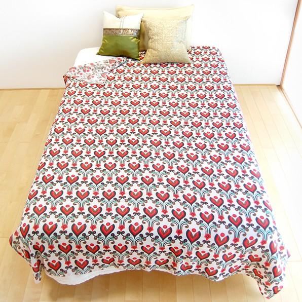 チューリップデザイン マルチカバー アジアン エスニック ベッドカバー インド 布 デザイナーズ インテリア マルチクロス Mc 381 カイセリ屋 通販 Yahoo ショッピング