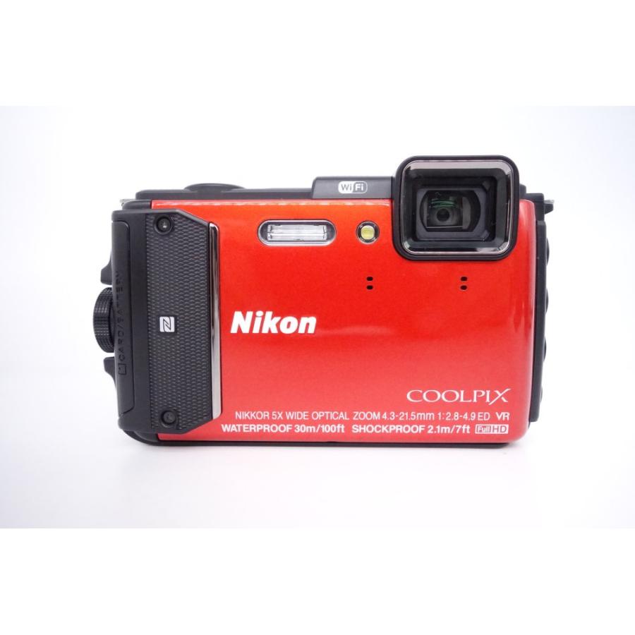 極上品】ニコン Nikon デジタルカメラ COOLPIX AW130 オレンジ 