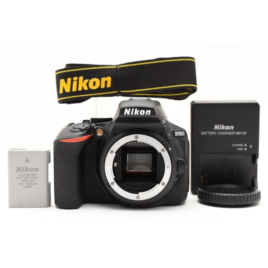 美品】ニコン Nikon デジタル一眼レフカメラ D5600 ボディ : Kaz Shop  