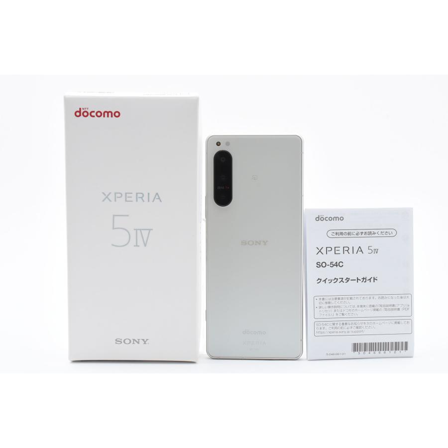極上品】SONY ソニー Xperia 5 IV SO-54C ホワイト SIMフリー : Kaz  